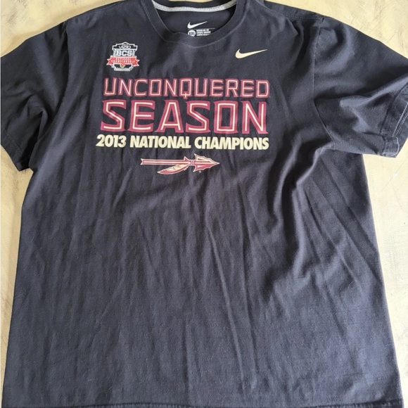Nike Other - Florida State Seminoles Shirt Mens XXL Black College Football Nike 2013 BCS